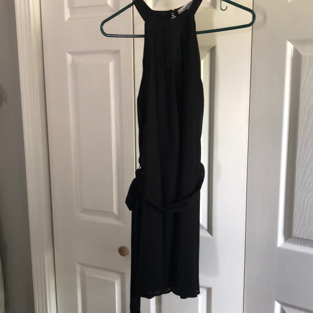 Black flowing dress